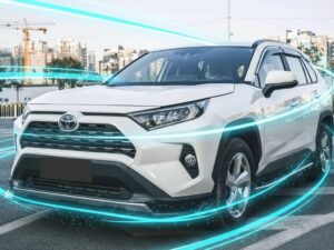 Передний спойлер‑губа бампера для Toyota RAV4 2020 Передний спойлер‑губа бампера для Toyota RAV4 2020